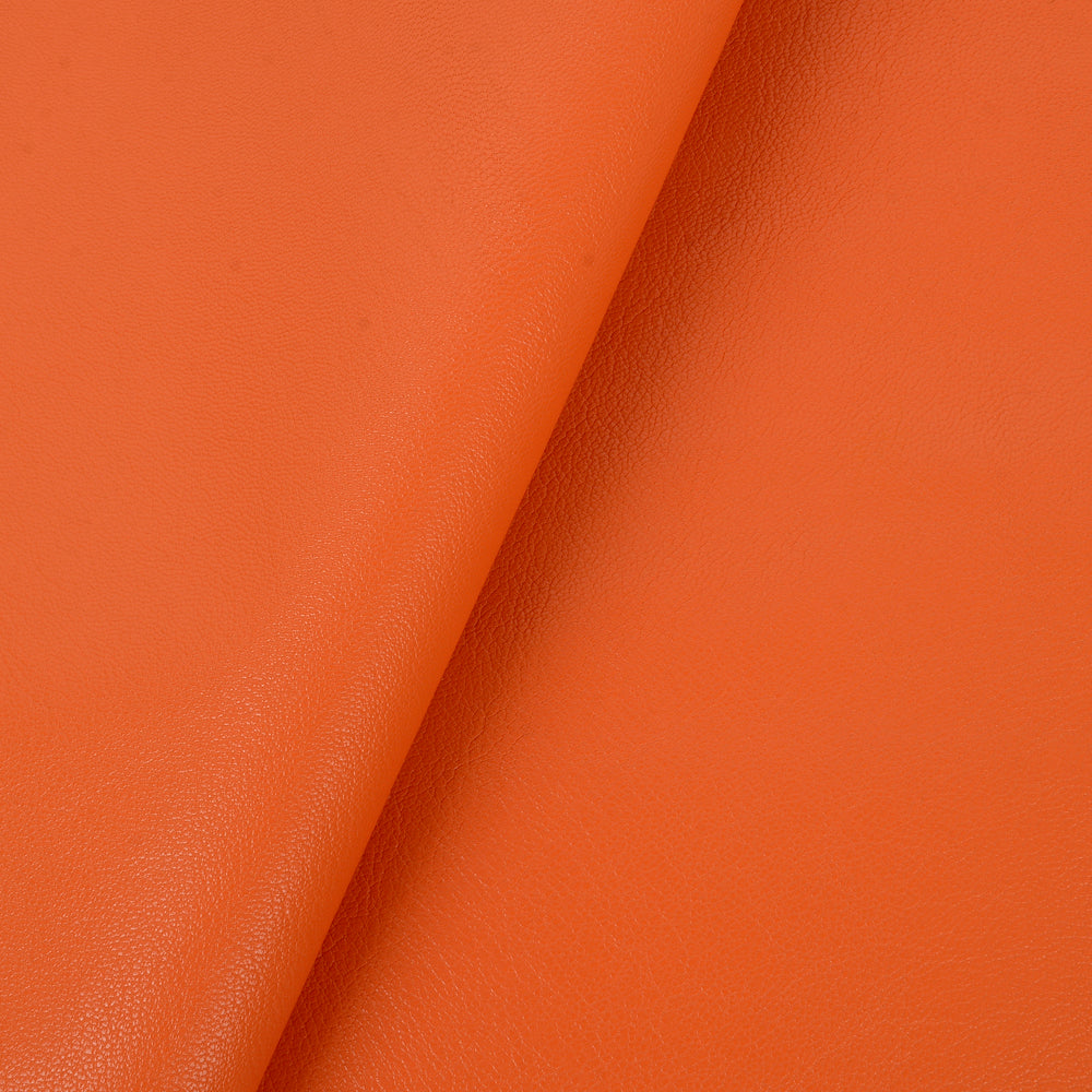 GOATSKIN Leather [Middle Orange] 4~5 sq ft, Finished Goatskin Leather (NOT Cutting size,4~5 sq ft overall) Leather crafting MLT- P0000CTU