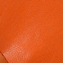 Load image into Gallery viewer, GOATSKIN Leather [Middle Orange] 4~5 sq ft, Finished Goatskin Leather (NOT Cutting size,4~5 sq ft overall) Leather crafting MLT- P0000CTU
