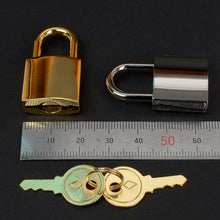 Load image into Gallery viewer, Lock and Key(ver.4-Flat Key), Working Lock , Mini Lock, Small Padlock, Padlock, Padlock and Key Leather craft tools MLT-P0000CUK
