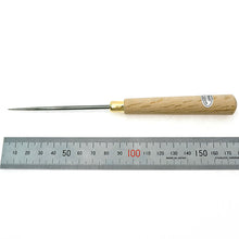 Load image into Gallery viewer, Wood awl needle leather tool-Felting needle-Brad awl-Wooden Handle Awl-Wood Handle needle, Leather craft tools-MLT-P000000X
