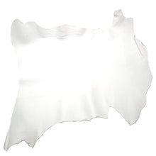 Load image into Gallery viewer, GOATSKIN Leather [White] 4~5 sq ft, Finished Goatskin Leather Leather crafting MLT- P0000CXU
