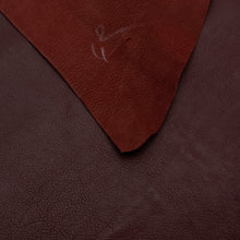 Load image into Gallery viewer, GOATSKIN Leather [burgundy] 4~5 sq ft, Finished Goatskin Leather Leather crafting MLT-P0000CXV
