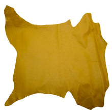 Load image into Gallery viewer, GOATSKIN Leather [mustard] 4~5 sq ft, Finished Goatskin Leather Leather crafting MLT- P0000CXW
