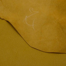 Load image into Gallery viewer, GOATSKIN Leather [mustard] 4~5 sq ft, Finished Goatskin Leather Leather crafting MLT- P0000CXW
