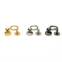 Load image into Gallery viewer, Low Head O-ring Button Studs, Anti rust, Drop Handle, Leather craft tools MLT-P0000CXY
