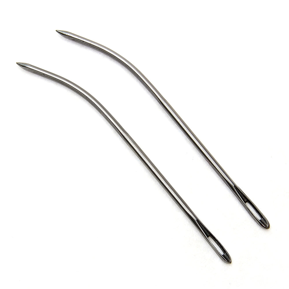 John James Needles - Curved pack needles, 2 pcs needles with 1 pack. Leather Hand Sewing Needles. JOHN JAMES -MLT-P0000CXX