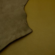 Load image into Gallery viewer, GOATSKIN Leather [Olive] 4~5 sq ft, Finished Goatskin Leather Leather crafting MLT-P0000CXW
