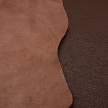 Load image into Gallery viewer, GOATSKIN Leather [Dark Brown] 4~5 sq ft, Finished Goatskin Leather (NOT Cutting size,4~5 sq ft overall) Leather crafting MLT- P0000CYC
