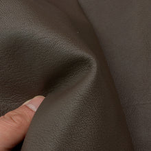 Load image into Gallery viewer, GOATSKIN Leather [Dark Taupe] 4~5 sq ft, Finished Goatskin Leather Leather crafting MLT-P0000CYD
