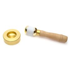 Load image into Gallery viewer, Brass Duracon Mallet Great for Forming and Bending, hammer, leather punch mallet, Leather craft tools MLT- P0000CYK
