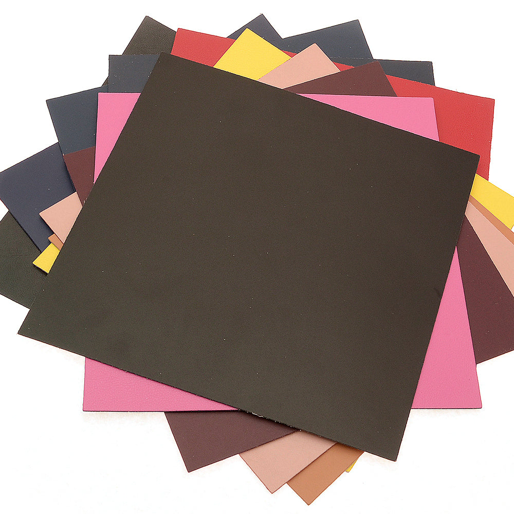 Double-faced Leather with Cow hide, 12in X 12in Size - 10 pcs, 1.5T(1.5mm) thickness, Leather crafting MLT-P0000CZA