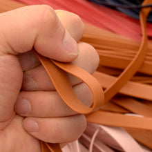 Load image into Gallery viewer, Flat Cord 12mm Genuine leather - 1m, leather cord, bracelet items
