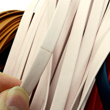 Load image into Gallery viewer, Flat Cord 8mm Genuine leather - 1m, leather cord, bracelet items, leather supplies MLT- P0000DCO
