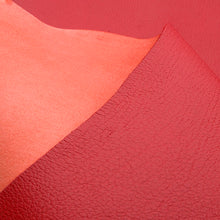 Load image into Gallery viewer, France Goat Skin - Crispe Leather [Red] 0.50~0.55 m2, Finished Goatskin Leather (NOT Cutting size) Leather crafting MLT- P0000DEM
