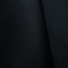 Load image into Gallery viewer, France Goat Skin - Crispe Leather [Black] 0.35~0.40 m2, Finished Goatskin Leather (NOT Cutting size) Leather crafting MLT- P0000DEN
