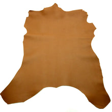 Load image into Gallery viewer, France Goat Skin - Crispe Leather [Tan] 0.35~0.40 m2, Finished Goatskin Leather (NOT Cutting size) Leather crafting MLT- P0000DFI
