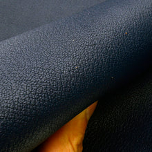 Load image into Gallery viewer, France Goat Skin - Crispe Leather [Light Navy] 0.45~0.50 m2, Finished Goatskin Leather (NOT Cutting size) Leather crafting MLT- P0000DFJ
