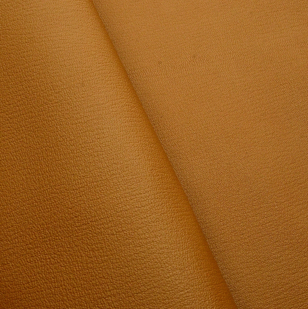 France Goat Skin - Crispe Leather [Tan] 0.35~0.40 m2, Finished Goatskin Leather (NOT Cutting size) Leather crafting MLT- P0000DFI