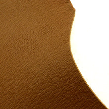 Load image into Gallery viewer, France Goat Skin - Crispe Leather [Tan] 0.35~0.40 m2, Finished Goatskin Leather (NOT Cutting size) Leather crafting MLT- P0000DFI
