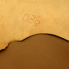 Load image into Gallery viewer, France Goat Skin - Crispe Leather [Tan] 0.35~0.40 m2, Finished Goatskin Leather (NOT Cutting size) Leather crafting MLT- P0000DFI
