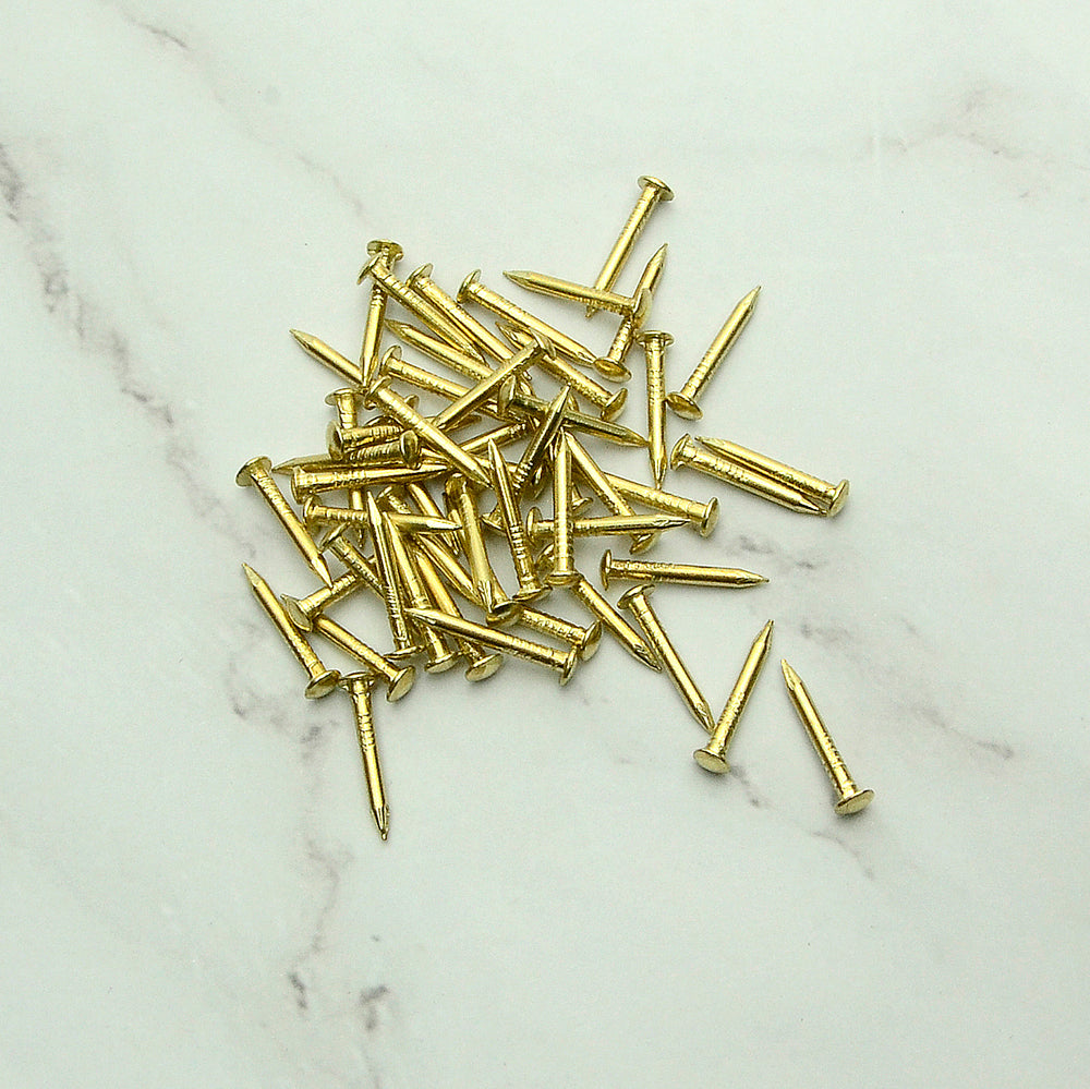 50pcs or 500pcs Solid Brass Tack Nails, MLT-P0000DFK