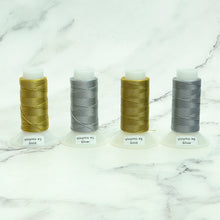 Load image into Gallery viewer, Vinymo MBT - Grossy Metal Thread (Gold, Silver) No.3-50m, No.8-100m Produced by ohtoito, JAPAN
