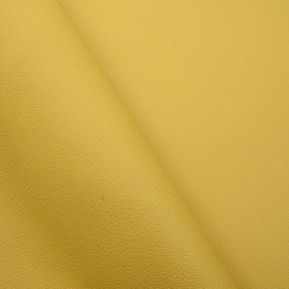 France Goat Skin - Crispe Leather [Light Yellow] 0.45~0.50 m2, Finished Goatskin Leather (NOT Cutting size) Leather crafting MLT- P0000DFU