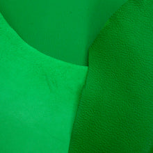 Load image into Gallery viewer, France Goat Skin - Crispe Leather [Green] 0.45~0.50 m2, Finished Goatskin Leather (NOT Cutting size) Leather crafting MLT- P0000DFH
