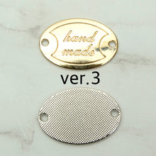 Load image into Gallery viewer, Hand Made logo decoration, 5ea 1set, making charm, Leather craft tool MLT-P0000DNN
