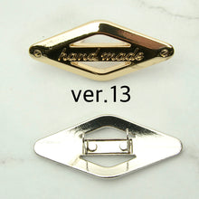 Load image into Gallery viewer, Hand Made logo decoration, 5ea 1set, making charm, Leather craft tool MLT-P0000DNN
