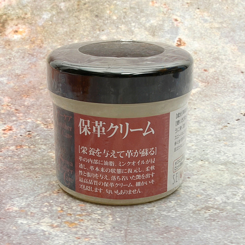 Seiwa Leather Balm Cream 90g,Protect, soften and restore your leather products Leather craft tool-MLT-P0000DOB