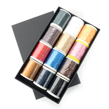 Load image into Gallery viewer, Silk thread - Basic Color 0.5mm Threads, Basic Color(24 color available),Produced by KOREA, Leather craft tools -MLT-P0000BWB
