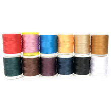 Load image into Gallery viewer, Silk thread - Basic Color 0.5mm Threads, Basic Color(24 color available),Produced by KOREA, Leather craft tools -MLT-P0000BWB
